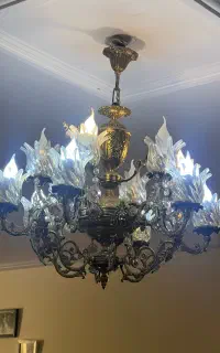 لوستر برنزی ۶ شاخه ۱۲ شعبه