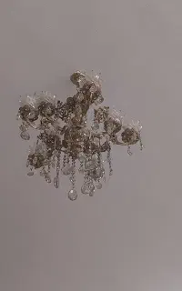 لوستر برنز پنج شاخه ده شعله