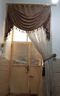 پرده حریر با مخمل