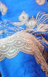 پارچه نخی وساتن نگین دار