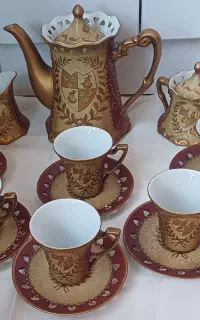 سرویس چای خوری ۱۵ پارچه M.A.CO با جعبه فابریک
