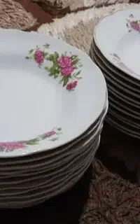 بشقاب گل سرخ