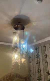لوستر برنز سه شاخه
