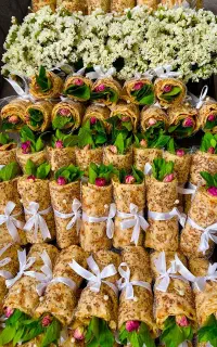 نان و پنیر سبزی سفره عقد حنا میوه آرایی