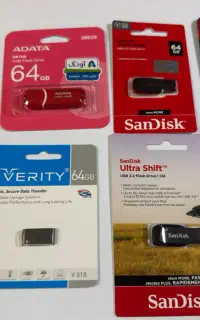 فروش ویژه انواع فلش مموری ۶۴ گیگ آکبند FLASH 64GB