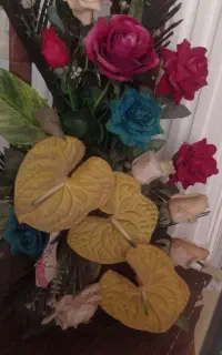 گل استنددار مخملی