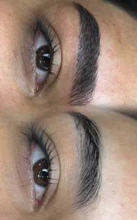 مدل برای فیبروز ابرو و انجام خدمات خط چشم و شید لب