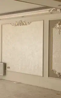 گچبری ، نقاشی ساختمان ، پتینه