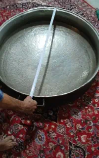 دیگ مسی قطر ۹۵و عمق ۴۰سانت