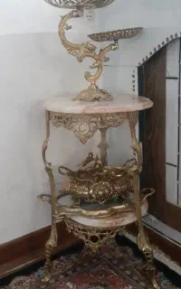 میز تلفن برنز