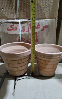 گلدان سفالی ارزان (حراجی) ۷۰درصد تخفیف