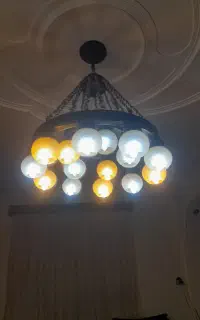 لوستر چوبی
