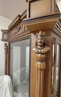 بوفه چوب گردو حکاکی دست