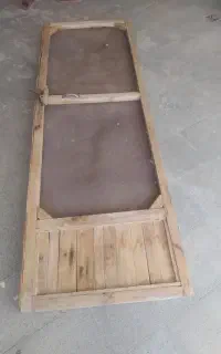 درب توری چوبی