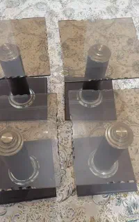 جلومبلی شیشه دودی و4عسلی