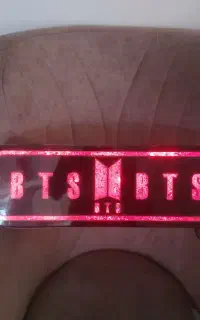 تابلو  ال ای دی کریستال شیک برند BTS موزیکال