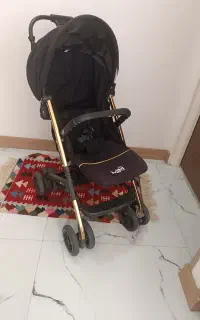 دوتا کالسکه صورتی و مشکی