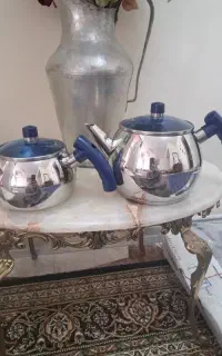 کتری قوری استیل کفه چدن کرکماز اصل ترکیه در حد