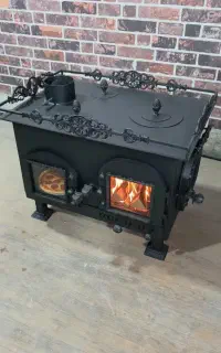 بخاری هیزمی ورق ۳ میل چوبی چوب سوز رنگ نسوز
