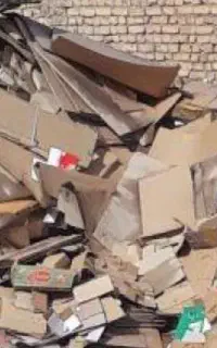 ضایعات کارتون کتاب و غیره دربه منزل