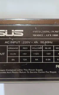 منبع تغذیه ایسوس مدل ATX 1800 + 270 Plus