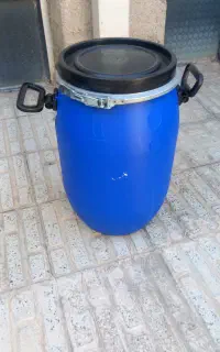 بشکه پلاستیکی جنس خارجی..