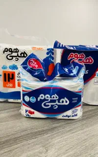 دستمال رول دو قلو هپی هوم