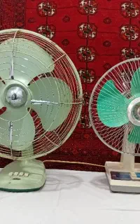 پنکه KDK و توشیبا ژاپنی قدیمی عتیقه تمام فلزی درحد