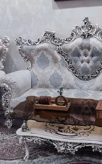 مبل ۹ نفره همراه جلومبلی و عسلی