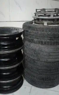 4 حلقه رینگ و لاستیک 14 پژو