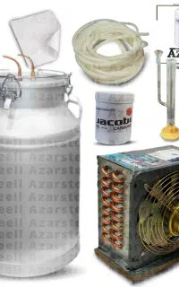 کندانسور لوله مس استیل آلمینیوم شیشه ای پیرکس برقی