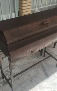 کباب پز گازی ۱ متری، درب دار