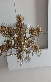 لوستر برنجی ۱۸شعله