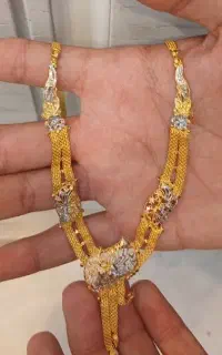گردنی طلا بعلاوه ۴ درصد