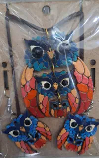 گردنبند دست ساز و گوشواره