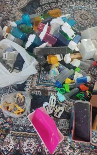 لوازم پرنده لونه تاب نردبان جادونی مکانیزه و جا آب