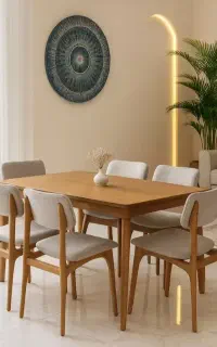 میزناهارخوری چنار مینیمال دوبل