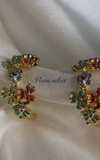 گوشواره مینا کاری