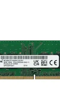 فروش رم لپ‌تاپ Micron 8GB DDR4 3200MHz