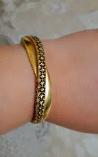 دستبند سیاه قلم ۱۰ گرم و۱۰۰سوت
