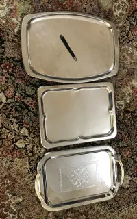 سینی استیل قدیمی جنس خوب