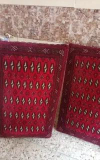 ۵عدد پشتی دیواری سنتی رنگ قرمز سالم و تمیز
