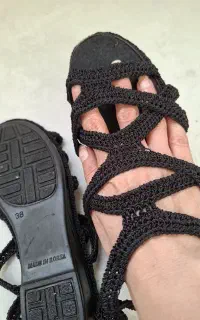 کفش دستباف زنانه