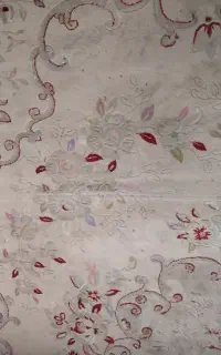 فرش ۱۲ متری ابریشم گل برجسته