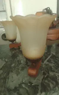حباب لوستر لاله ای