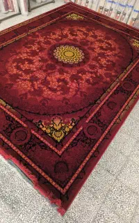 فرش ماشینی طرح خورشید)  در تنوع بالا