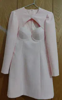 پیراهن دخترانه ی مجلسی دوخت مزون سایز ۳۶ کاملا نو