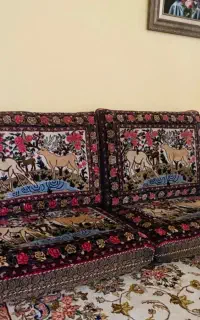 پشتی دستباف بیجار