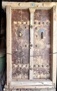 درب چوبی