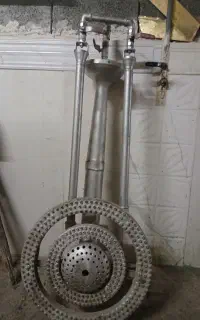 گاز سه شعله نو ع مخصوص رستوران. اشی